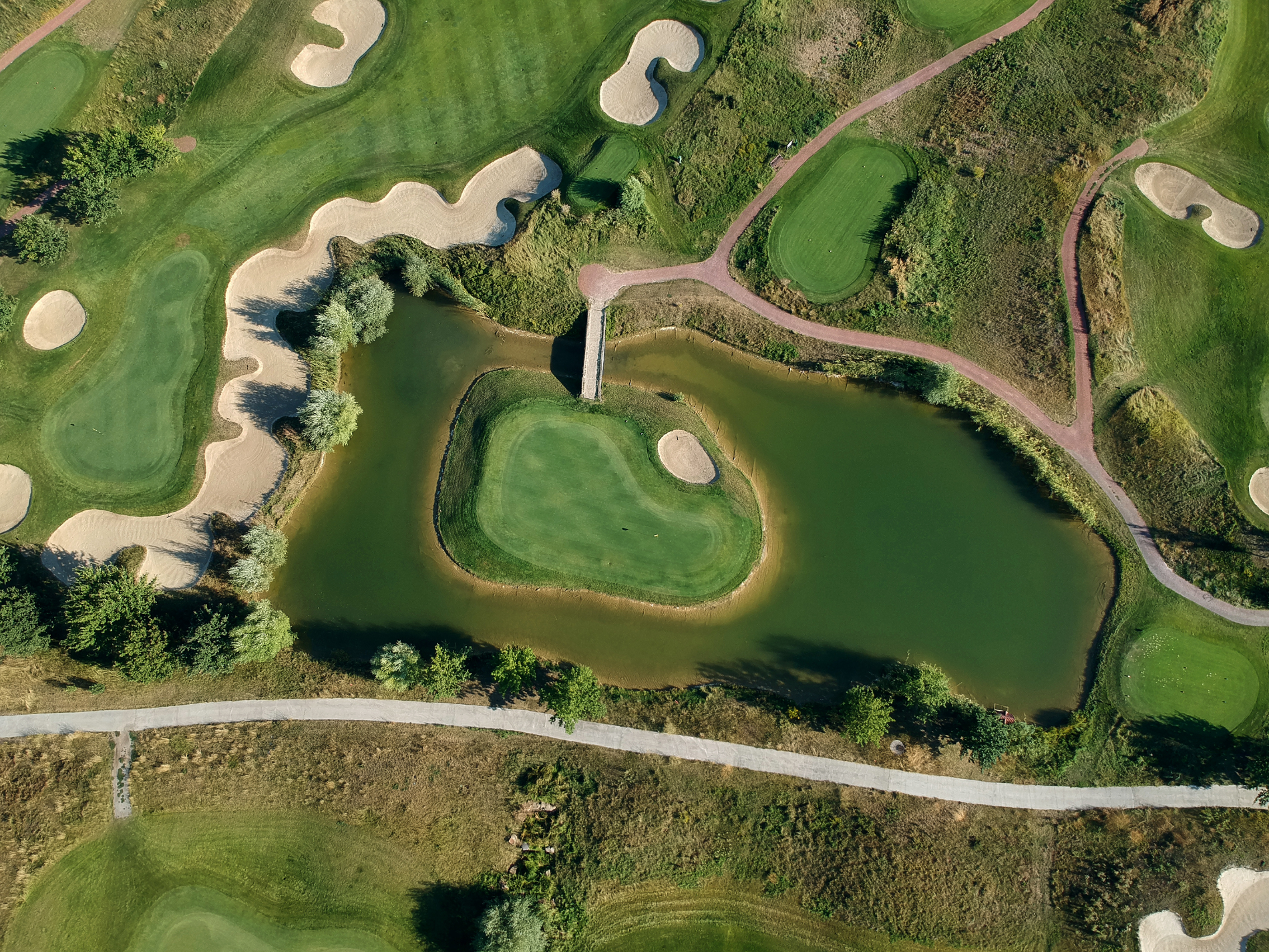 Golf course landscape